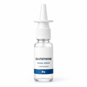 Glutathione nasal spray bottle by Level IX Labs