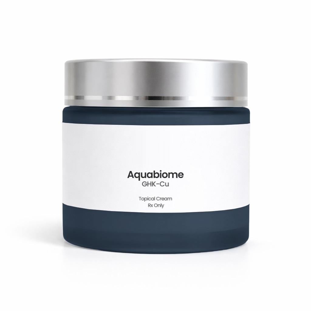 Aquablome GHK-Cu topical cream jar by Level IX Labs
