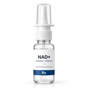 NAD+ compounded nasal spray bottle