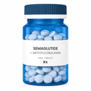 Semaglutide + Methylcobalamin compounded oral tablets bottle